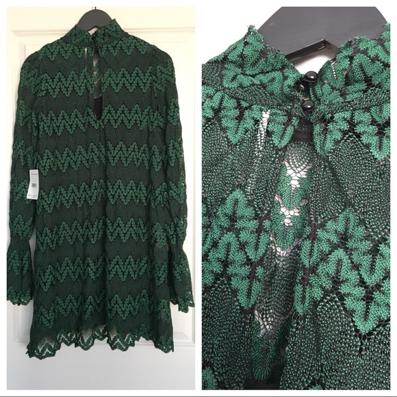 Free People Simone Lace Mini Dress - Picture 2 of 6